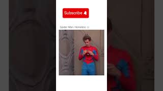 SpiderMan Homeless 😭spiderman theamazingspiderman andrewgarfield funny spidermanmemes [upl. by Pammie]