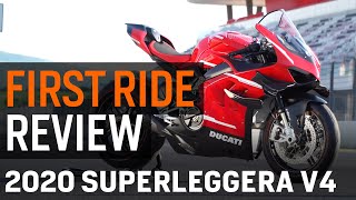 2020 Ducati Panigale V4 Superleggera First Ride Review [upl. by Gwenni]