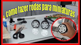 Como fazer RODAS para Miniaturas NOVO MODELO ► RODAS ORBITAIS  PASSO A PASSO [upl. by Zea998]