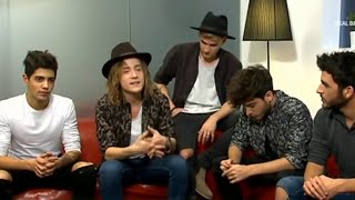 Auryn no quieren ser los One Direction españoles  Entrevista Auryn [upl. by Aicatan]