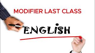 quotModifiers in English A Guide to Effective Writing for Class XIXIIquot [upl. by Winer]