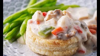 Recette VolauVent au Poulet ou dinde [upl. by Iphigeniah]