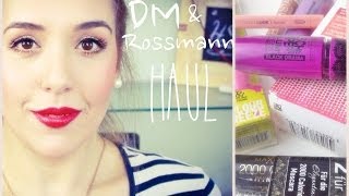 XL DROGERIE HAUL  DM ROSSMANN  MINI REVIEW [upl. by Airotna]