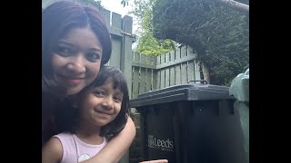 Bin Collection information  Leeds UK leeds marathi marathivlog [upl. by Hcahsem]