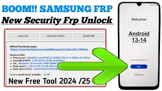 ✅ Samsung Frp Bypass Free Method  Samsung Frp Bypass Android 1413  Free Tool 2024 [upl. by Ylurt]