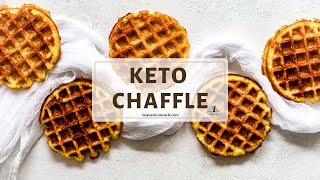 Quick and Easy Keto Chaffle Recipe [upl. by Atneuqal]