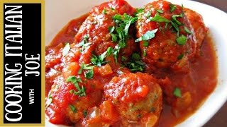 The Worlds Best Homemade Meatballs  Cooking Italian with Joe [upl. by Kilbride]