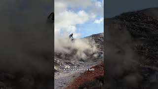 Un trail in mezzo alle fumarole Certo Mi trovo in Toscana a Monterotondo 😍 mtb downhill ebike [upl. by Lleroj]