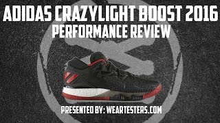 adidas CrazyLight Boost 2016 Performance Review [upl. by Monsour700]