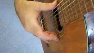 Flamenco guitar lesson  Golpe taps [upl. by Arriek255]