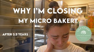 WHY IM CLOSING MY MICRO BAKERY  LAST MARKET VLOG [upl. by Atsejam281]