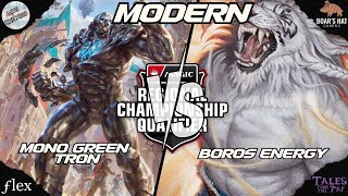 Mono Green Tron VS Boros Energy MTG Modern [upl. by Ibbetson]