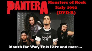 Pantera  Monsters of Rock 1992  Live in Italy 1992 DVDR [upl. by Seldun]