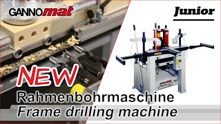 GANNOMAT Junior Frame dowel hole drilling machine for the door frame production Rahmenbohrmaschine [upl. by Donata]