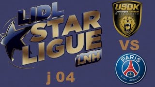 Dunkerque VS Paris SG Handball LIDL STARLIGUE j04 [upl. by Ayhtak]