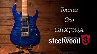 Una superstrat para empezar  Ibanez Gio GRX70QA [upl. by Leone984]