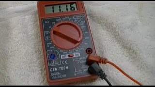 Harbor Freight  CenTech 7 Function Digital Multimeter Review [upl. by Phalan722]