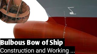 Bulbous bow of the ship [upl. by Guadalupe]