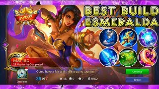 Esmeralda Best Build  Mobile Legends Bang Bang [upl. by Noby]