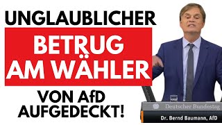 💥 Bernd Baumann AfD lässt die BOMBE PLATZEN 💥 [upl. by Adelaida377]