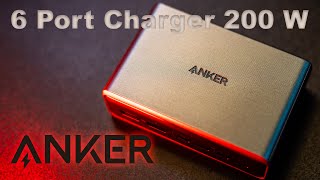 Unbox and review ANKER 6 Port 200W Charger [upl. by Anita675]