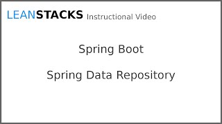 Using Spring Data Repositories with Spring Boot [upl. by Leahcimauhsoj871]