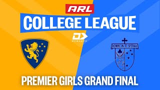 Premier Girls  Akld Girls Grammar v McAuley High School  2023 Akld College Rugby League Finals [upl. by Quintina]