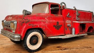 1961 Tonka Fire Truck Restoration [upl. by Ardis]