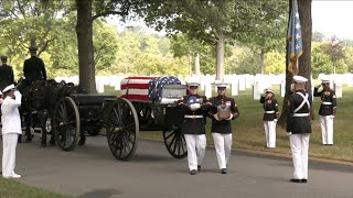 Military Funeral Honors for Sgt Maj John Canley [upl. by Aihseuqal]