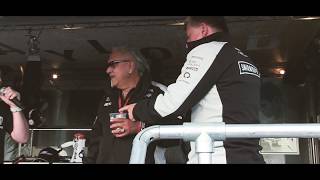 Vijay Mallya with Sahara Force India Chief Operating Officer Otmar Szafnauer  July 2016 [upl. by Brittan826]