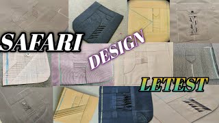 pocket designer safari Safari suit pocket design safari ke naye naye dijayen ki imes [upl. by Reiter]