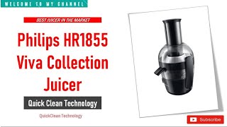 Philips HR1855 Viva Collection Juicer  Best juicer in Market [upl. by Ebaj302]