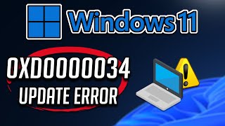 How To Fix Windows Update Error Code 0xd0000034 in Windows 1110 2024 Tutorial [upl. by Onida]