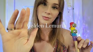 ✨️Golden Lemurian Healing To RaiseYour Vibration  Light Coded Healing  ASMR [upl. by Sabina]