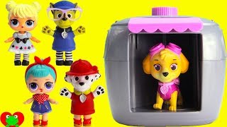 LOL Surprise Dolls and Paw Patrol Costumes Plus 101 Candies [upl. by Sitnik168]