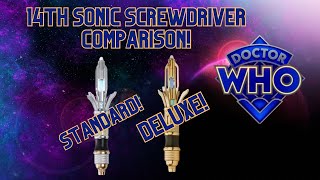 14th Doctor Sonic Screwdriver Standard Edition and Deluxe Gold Edition Comparison🤙🏽🪛🟦 [upl. by Scheer]