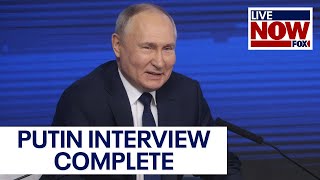 Putin Tucker Carlson interview complete Kremlin confirms  LiveNOW from FOX [upl. by Griffie]