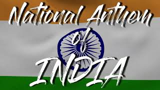 🚩 India  National Anthem  Lyrics 🚩 [upl. by Lucretia]