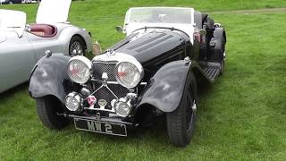 Jaguar SS100 replica at Shelsley Walsh [upl. by Iuq450]