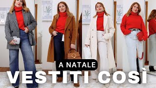 2O IDEE SU COME INDOSSARE IL MAGLIONE ROSSO IN MODO ORIGINALE  Isabella Emme [upl. by Mairem]