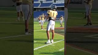 Warren Harding standout athlete Chaz Coleman warming week 1 vs Canton Mckinley [upl. by Ferna843]