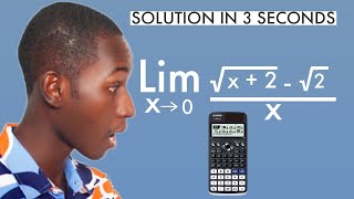 LIMITS CALCULATOR TECHNIQUETRICK USING CASIO FX991 EX CLASSWIZ Solve Fast In Seconds [upl. by Neeneg]