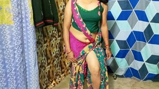 dhoti saree ki naye look 🌹video youtube trending vlog [upl. by Aryas]