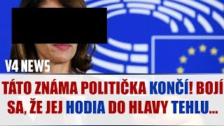 TÁTO ZNÁMA POLITIČKA KONČÍ BOJÍ SA ŽE JEJ HODIA DO HLAVY TEHLU [upl. by Radferd73]