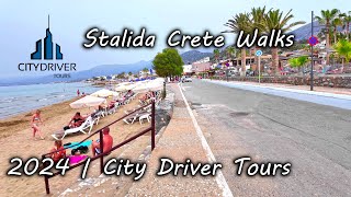 Stalida Crete Walks in 2024  City Driver Tours [upl. by Ray]