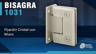 Bisagra 1031 para cristal templado [upl. by Analli159]