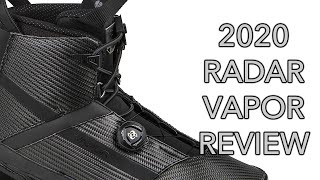 2020 Radar Carbitex Vapor Water Ski Binding Review [upl. by Grider]