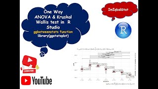 One Way ANOVA and Kruskal Wallis test in R Studio through ggbetweenstats function [upl. by Moss]