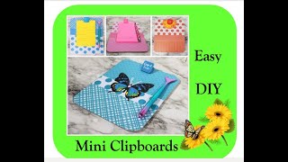 Make Your Own Mini Clip Boards from scratch Spring time clipboards Perfect for Craft Fairs [upl. by Siulesoj]