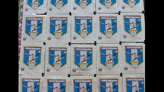 UNBOXING 20 paquetes PANINI Fútbol Argentino 2014 [upl. by Yonina]